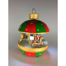 Christmas bauble carousel style
