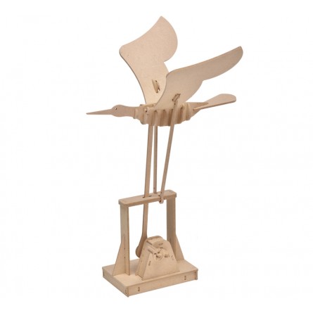 Wooden edgy construction kit “Bird”