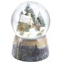 Snowglobe forest house & sled