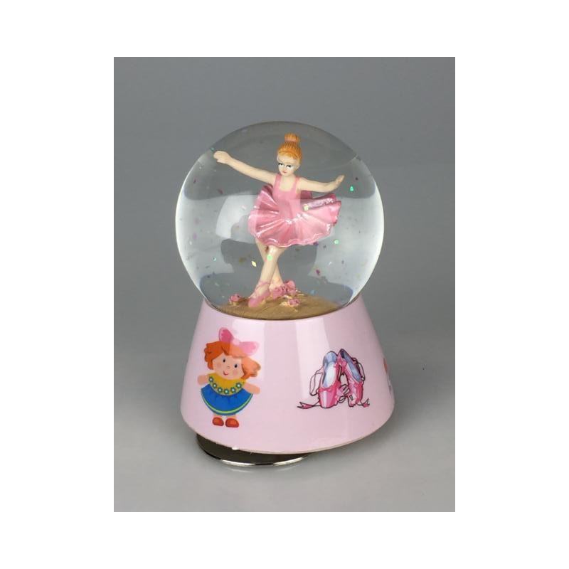 Glitter water globe ballerina