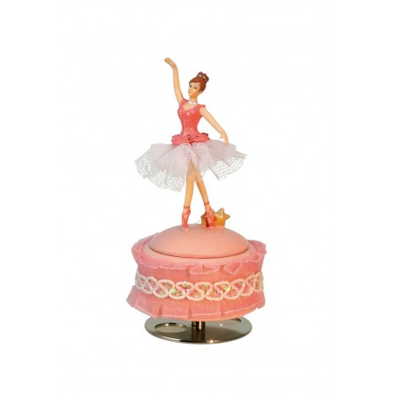Ballerina in a rose coloured dress
