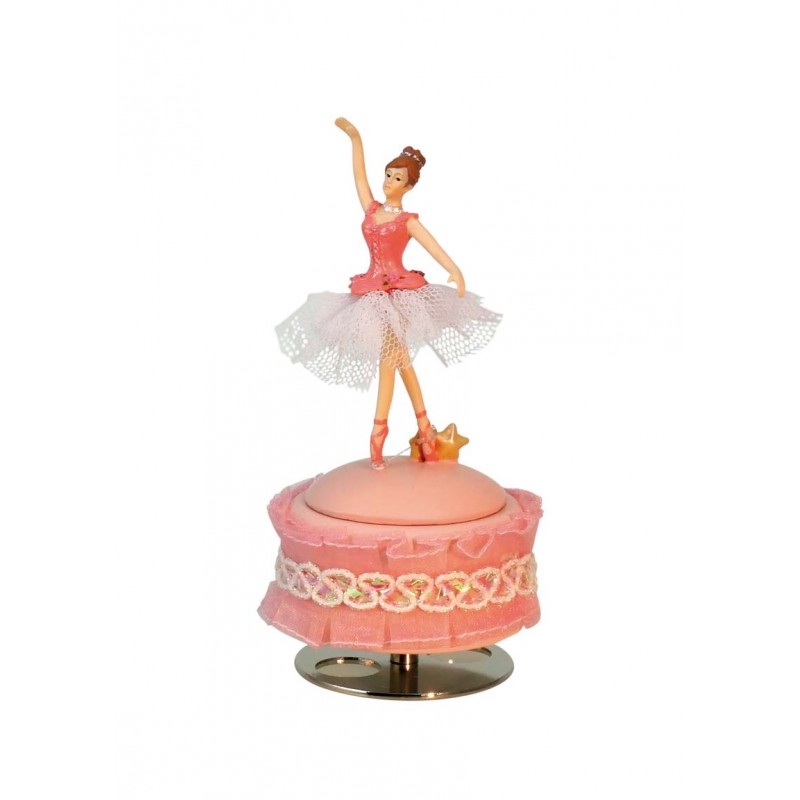 Ballerina in a rose coloured dress