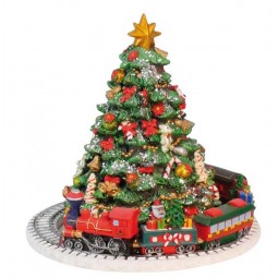 Musicbox “Christmas-tree with train”