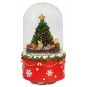 Oval Snowglobe “Christmas-tree scene”