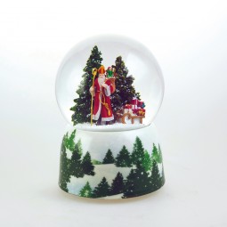Music box Snow globe saint Nicholas