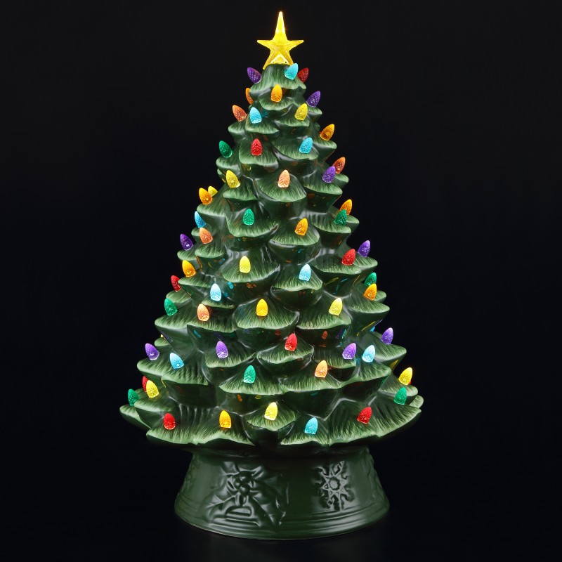Nostalgic Ceramic Christmas Tree - Green