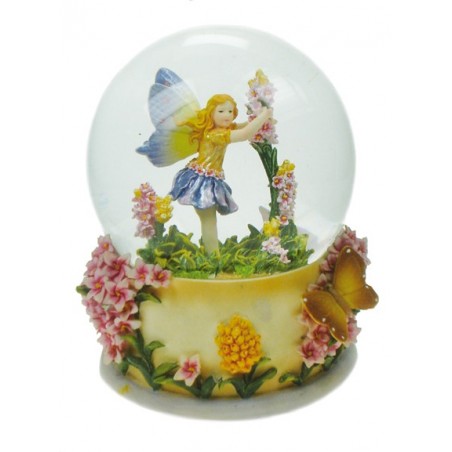 Glitter globe flower fairy