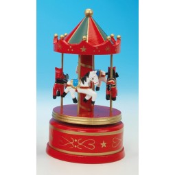 Wooden carousel red / green 210 mm