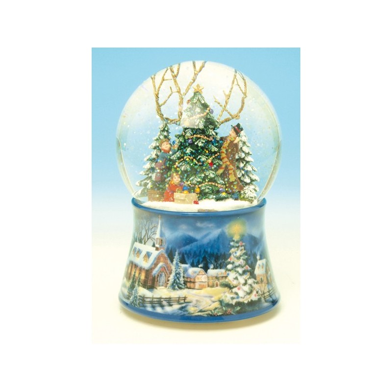 Decorate snow globe