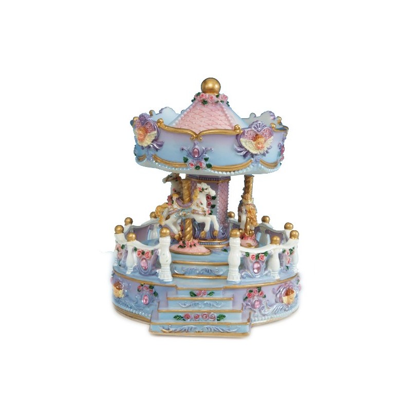 Carousel angel bust with stairs