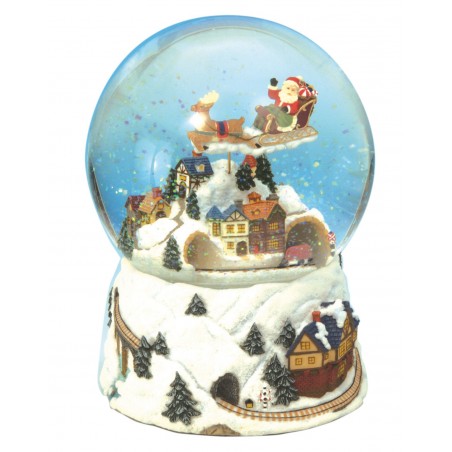 Snow globe Christmas train