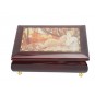 Jewelry box made ​​of wood with a horse motif