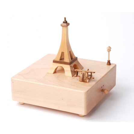 wooden music box "Eiffel Tower".