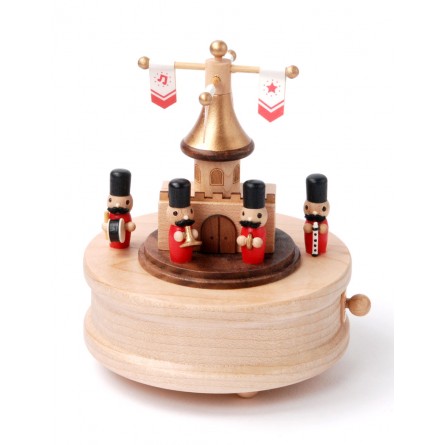  Wooden music box "Small Soldiers"