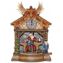 Cuckoo Clock with a large moose antler 
