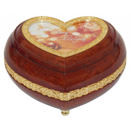 Heart-shaped jewelry box
